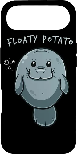 Miniatura 26 de iPhone 11 Floaty Potato Manatí Chubby Sirena Sea Vaca Animal Estuche de Regalo
