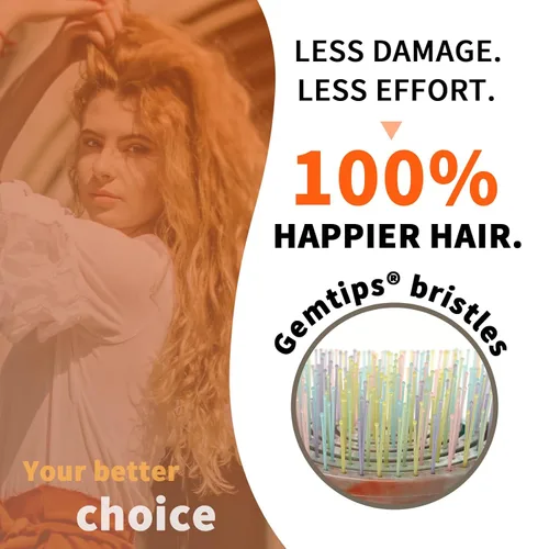 Miniatura 4 de Detangling Wet Hair Brush for Thin or Straight Hair, Vented Detangler Hairbrush with Double-Layered Ultra and Soft-Nylon Bristles for Wet or Dry