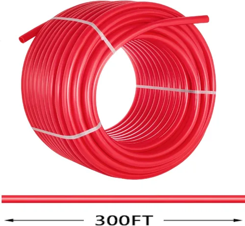 Miniatura 8 de Happybuy Tubo PEX 1 pulgada, 91 metros Tubo PEX para plomería de agua radiante sin barrera Pex-B?1" Sin barrera/91M/Rojo?