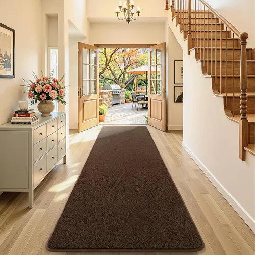 Miniatura 48 de Alfombra de pasillo lavable AROGAN de 2x8 para pasillo, alfombras largas con suave espuma viscoelástica para dormitorio, alfombras antideslizantes