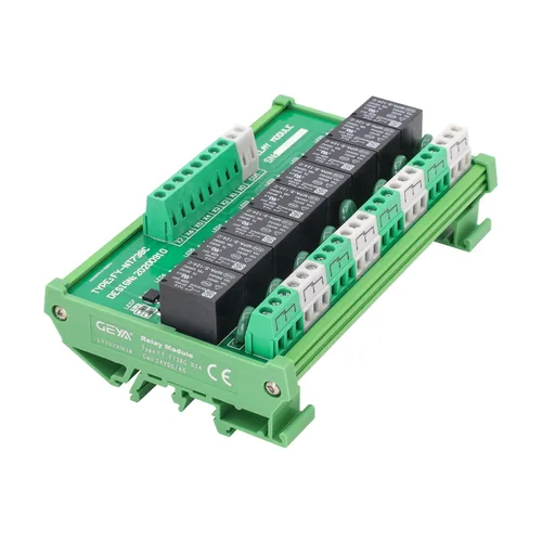 Miniatura 9 de Módulo de relé de 4 canales 1 módulo de relé de interfaz DC/CA de montaje en carril DIN SPDT de 12V (FY-T734-12VACDC)