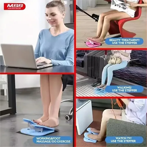 Miniatura 6 de Simple Leg Exerciser While Sitting for Seniors Foot Pedal Exerciser