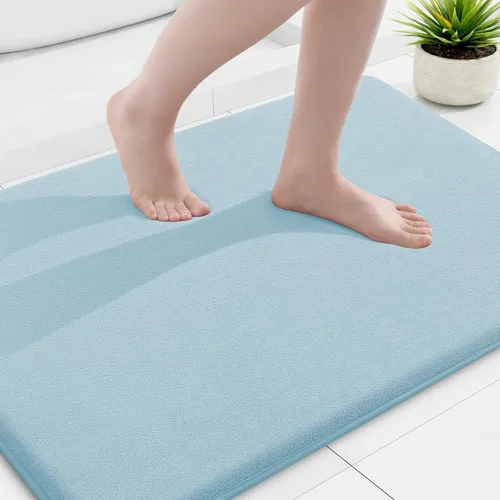 Miniatura 49 de Smiry Tapetes de Baño de Espuma Viscoelástica 36 x 24 pulgadas, Tapetes de Baño Extra Suaves y Absorbentes, Alfombra Antideslizante Lavable