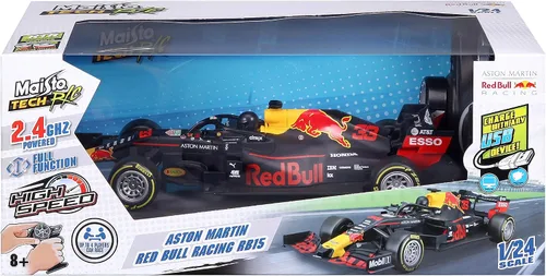 Miniatura 4 de Maisto M82351 Aston Martin Max 1:24 Premium RC F1 2018 RED Bull RB15 Verstappen, Multicolor