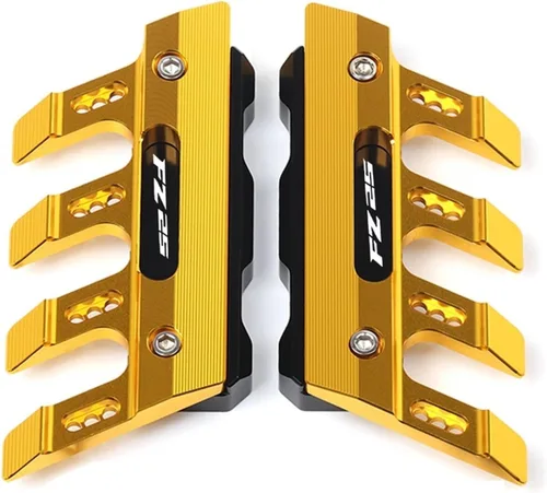 Para Yamaha FZ25 FZ-25 Universal Motocicleta CNC Guardabarros Delantero Slider Delantero Horquilla Lateral Protector de Caída (Color: A)