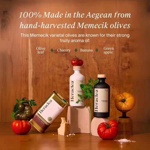 Miniatura 6 de Heraclea - Cosecha Temprana - Aceite de Oliva Extra Virgen - Aceite de Oliva Orgánico - Extra Virgen - Prensado en Frío - Aceite de Oliva EVO Rico