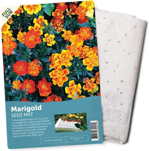 Miniatura 13 de BloomingBulb Alfombrilla para semillas, fácil de plantar y cultivar semillas de jardín, crea un jardín de flores fragantes y vibrantes, macizos