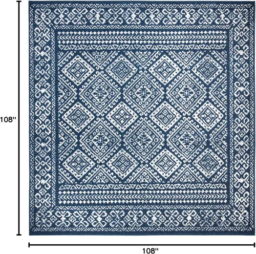 Miniatura 189 de Safavieh - Alfombra decorativa de la colección Tulum, modelo TUL264F, estilo marroquí, bohemio y desgastado, no suelta pelusa, para sala, vestíbulo