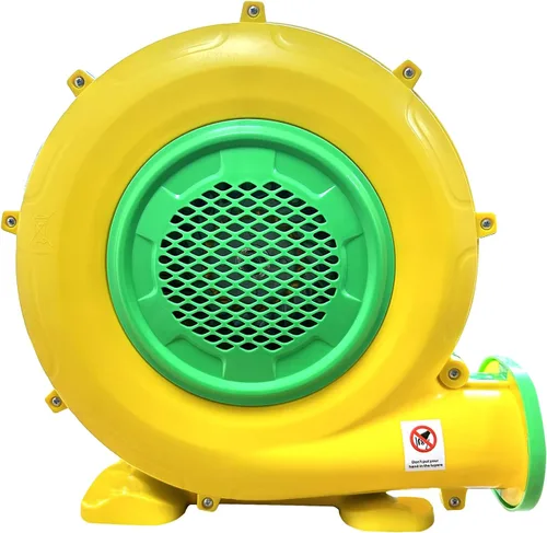 Miniatura 4 de Soplador de casa de rebote de 480 W, soplador de aire de 0.6 HP para casas de rebote al aire libre, toboganes, puentes, cabina de pintura y otros