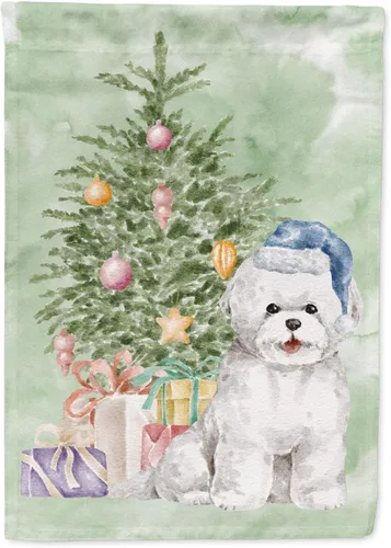 Miniatura 19 de Caroline's Treasures CK8213GF Bulldog Inglés #2 Regalos de Navidad y árbol de jardín Bandera de buzón Bandera decorativa para patio exterior, patio