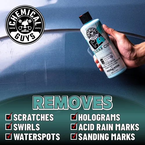 Miniatura 4 de Chemical Guys C4 Clear Cut - Compuesto de corrección profesional para pintura de automóviles, camiones, SUV y RV - Eliminador de microrrayas