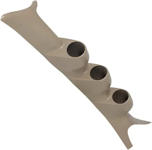 GlowShift Paquete de pod de medidor triple pilar color bronce compatible con Ford Super Duty F-250 F-350 Power Stroke 1999-2007 - Color de fábrica