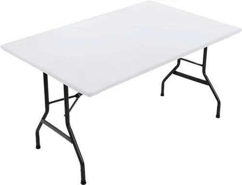 Miniatura 27 de Obstal Mantel Redondo Ajustable, Mantel Reversible Impermeable Resistente a las Manchas Elástico Extensible, Cubierta de Mesa Fácil de Limpiar