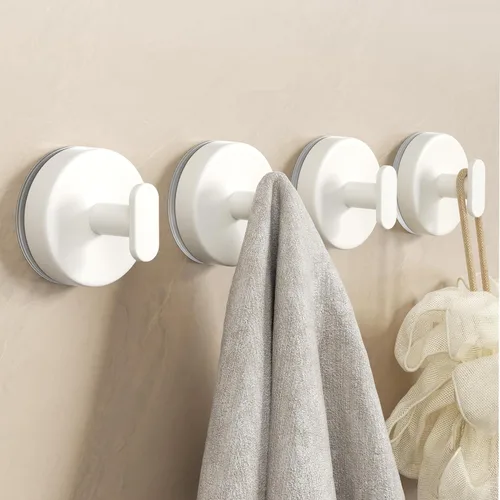 Miniatura 12 de pickpiff - Ganchos de ventosa para ducha: colgador de pared de 15 LB de resistencia para baño, puerta delantera, vidrio, ventana, RV, soporte