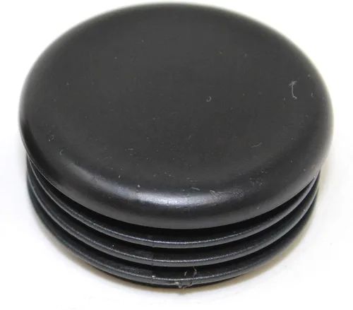 Miniatura 8 de Tapa de extremo de tubo redondo de 1.5 pulgadas, tapón de extremo de orificio negro de plástico, tapón de cubierta de tubo de diámetro exterior