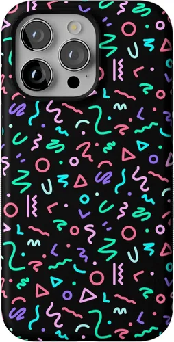 Miniatura 91 de Funda Casely para iPhone 15 Pro Max Todas las sonrisas Adhesivo de cara sonriente Compatible con MagSafe Diseño protector audaz