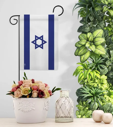 Miniatura 11 de Bandera de Israel Bandera de Israel Decoración de la Habitación Pequeña Decoración de la Tumba Interior Banner de Patio Exterior Casa Colgante