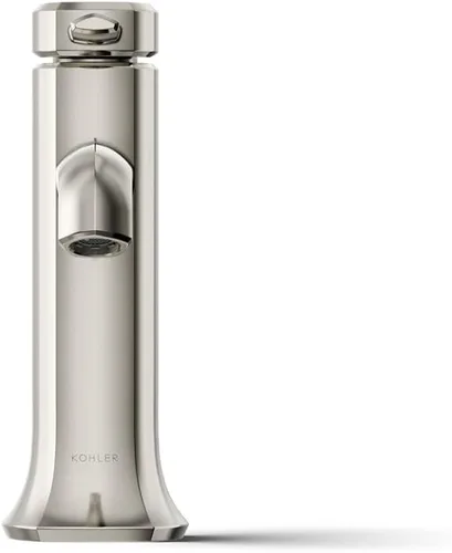 Miniatura 10 de KOHLER 27000-4N-SN - Grifo de baño de un solo mango con montaje de drenaje emergente, grifo de lavabo de baño de un agujero, 0.5 gpm, níquel pulido