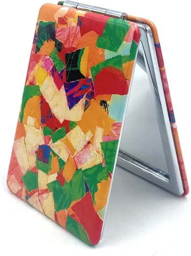 Miniatura 31 de Espejo de Mano Compacto a Granel Espejos Compactos para Bolsos Conjunto Plegable para Lápices de Labios Tamaño de Bolsillo Espejo de Mano Plegable