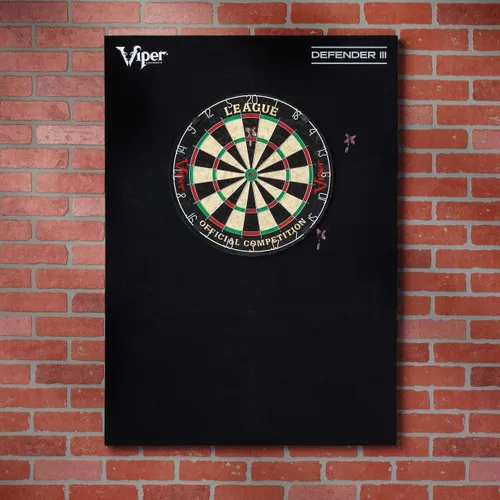 Miniatura 4 de Viper Defender III Protector de pared envolvente de diana de longitud extendida, se adapta a dianas de cerdas de 17.75 y 18 pulgadas, ajuste por