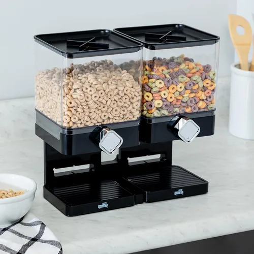 Miniatura 2 de Zevro Dispensador individual de comida seca edición compacta, Blanco