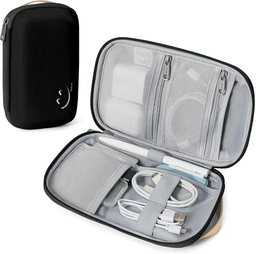 Miniatura 13 de Travelkin - Organizador de cables de viaje, organizador electrónico, bolsa organizadora de cables para cables, cargadores de teléfono, tarjeta SD