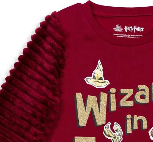 Miniatura 6 de Harry Potter Conjunto de sudadera y leggings de forro polar de piel sintética para niñas