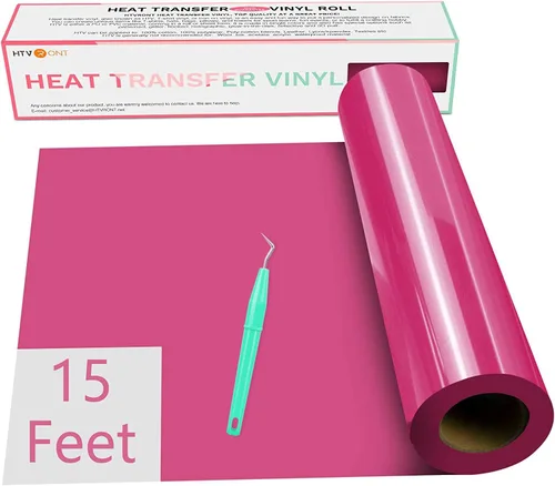 Miniatura 45 de HTVRONT Rollo de vinilo HTV con purpurina verde, 12 x 15 pies, vinilo de transferencia de calor con purpurina verde para camisas, vinilo para Brillo