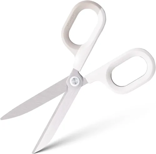 Miniatura 6 de Tijeras multiusos, asas de agarre cómodo, tijeras afiladas para oficina, hogar, escuela, manualidades, suministros de tela de costura