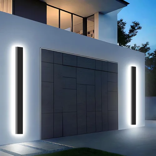 Miniatura 11 de Lámpara de Pared Moderna para Exteriores de 31 Pulgadas, Regulable 3000K-6000K, Aplique de Pared Lineal para Exteriores Impermeable IP65, Luces LED