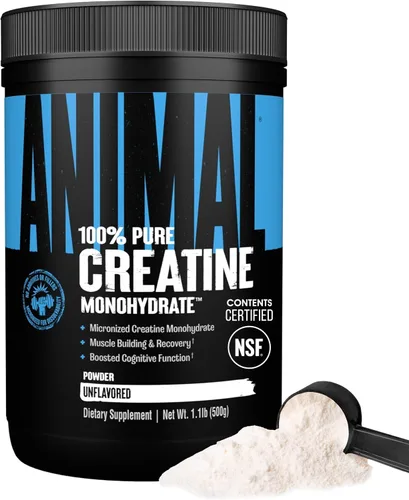 Miniatura 10 de Animal Cápsulas de Monohidrato de Creatina Micronizada - 300 Cápsulas, 2500mg por Porción para Apoyar el Crecimiento Muscular, Resistencia