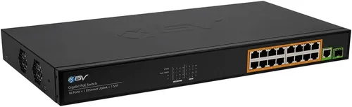 Miniatura 7 de BV -Tech Conmutador administrado Gigabit PoE+ de 24 puertos con 2 Ethernet y 2 enlaces ascendentes SFP Alto rendimiento, cumple con NDAA