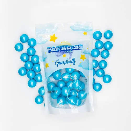 Miniatura 2 de Gumballs azules – caramelo azul para baby shower – caramelo azul para revelación de género – caramelo azul para fiesta de cumpleaños – caramelo azul