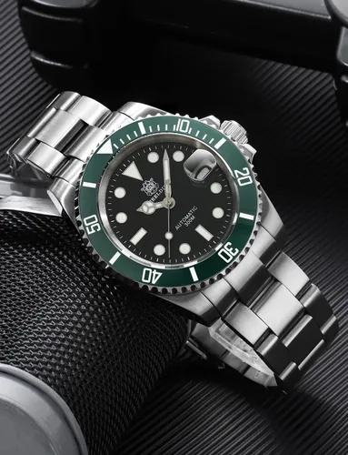 Miniatura 4 de Steeldive - Reloj automático para hombre SD1953 de acero inoxidable NH35 de movimiento de 984.3 ft de buceo