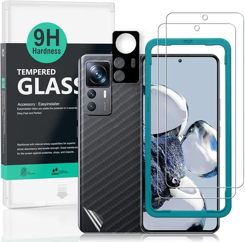 Miniatura 8 de Ibywind Paquete de 2 protectores de pantalla para Xiaomi 12 Lite 5G de 6.55 pulgadas (no para Xiaomi 12/12X/12 Pro/12T/12T Pro), vidrio templado