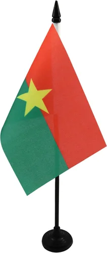 Miniatura 8 de AZ FLAG Sierra Leone Bandera de mesa 5'' x 8'' - Bandera de escritorio de Sierra Leona 21 x 14 cm - Bastón y base de plástico negro