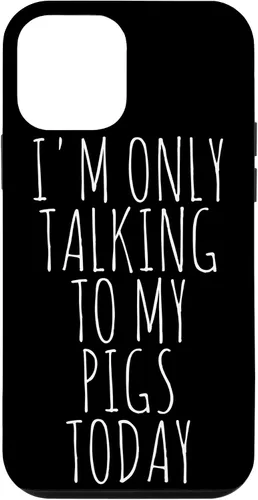Miniatura 12 de iPhone 14 I'm Only Talking To My Pigs Today Case