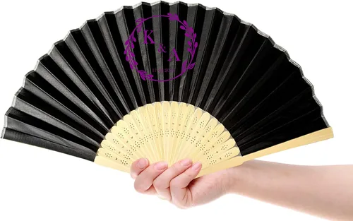 Miniatura 2 de Fans personalizados a granel para fanáticos de la seda personalizados, suministros para bodas, despedidas de soltero, regalos de invitados, damas