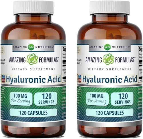 Miniatura 10 de Cápsulas de ácido hialurónico 0,0035 oz (120 cápsulas), refuerza el tejido conectivp y las articulaciones, para tener una piel sana y joven, paquete