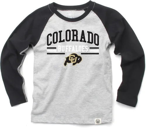 Miniatura 45 de Wes and Willy NCAA playera raglán de manga larga para niños