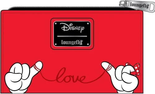 Miniatura 2 de Loungefly Mickey+Minnie Valentines Flap Wallet