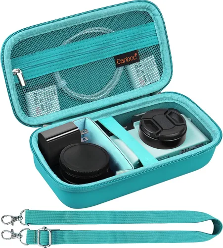 Miniatura 9 de Canboc Funda para cámara digital 4K para Femivo/IWEUKJLO/VETEK/VJIANGER 4K 48MP Vlogging para fotografía y video, bolsa para cámara de vlog
