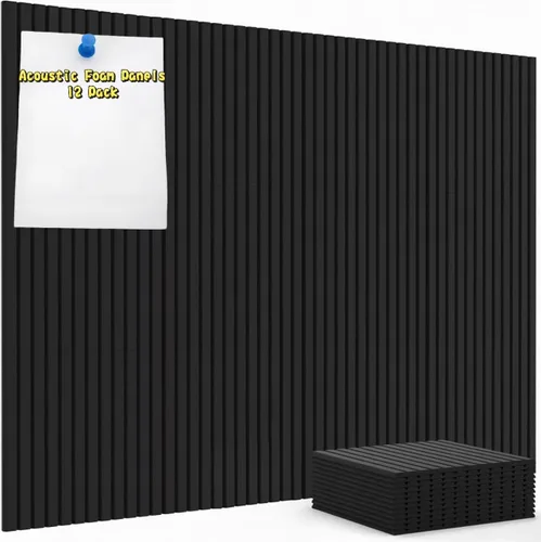 Miniatura 8 de Tablero de anuncios hexagonal grande de fieltro de 36 x 24 pulgadas, tablero de corcho alternativo, paquete de 8 azulejos de pared de fieltro negro