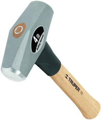 Miniatura 10 de Truper 33186 - Martillo de mano de 6 libras, mango de nogal, 16 pulgadas