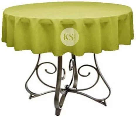 Miniatura 24 de Mantel redondo de poliéster de 72 pulgadas, disponible en más de 45 colores, ideal para restaurantes y superposiciones versátiles de eventos, elige