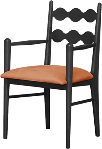 Miniatura 33 de Sillas de comedor tapizadas, silla de cocina con respaldo, silla de sala de estar con brazos versátil asiento de comedor de granja, sillas