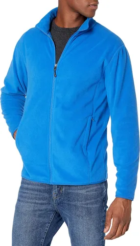 Tienda Essentials - Chaqueta de vellón con cremallera completa para hombre (disponible en tallas grandes y altas)