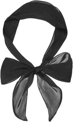Miniatura 31 de Allegra K Bufandas flacas puras de color sólido liso para mujer, banda larga para el pelo