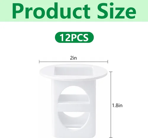 EBaokuup 12 cubos de cultivo para sistema hidropónico, cubos de cultivo hidropónicos compatibles con yCube, cubo de cultivo reutilizable para