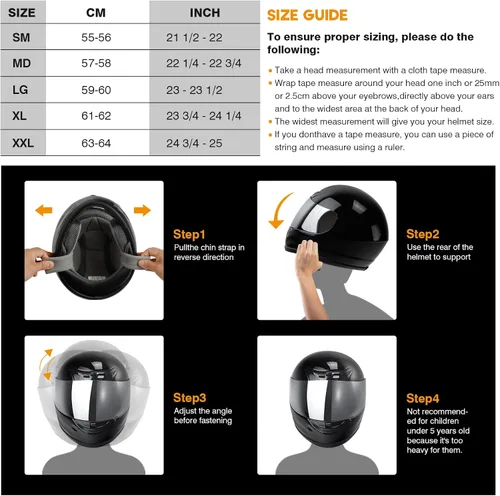 Miniatura 6 de Casco de motocicleta SLMOTO DOT para adultos, de fibra de carbono, con tapa abatible, protección completa de la cara, a prueba de golpes, seguro